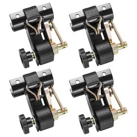Ladder Rack Ratchet Straps, 1.87-2 in Black Round Tube Mount, 1.5 in Wide x 7.4 ft Long Black Ladder Rack Straps with Double J-Hooks